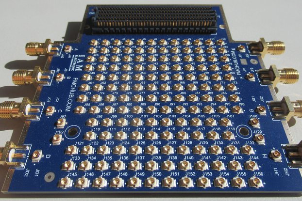 FPGA Mezzanine Card (FMC) HPC-U.FL Debug Board