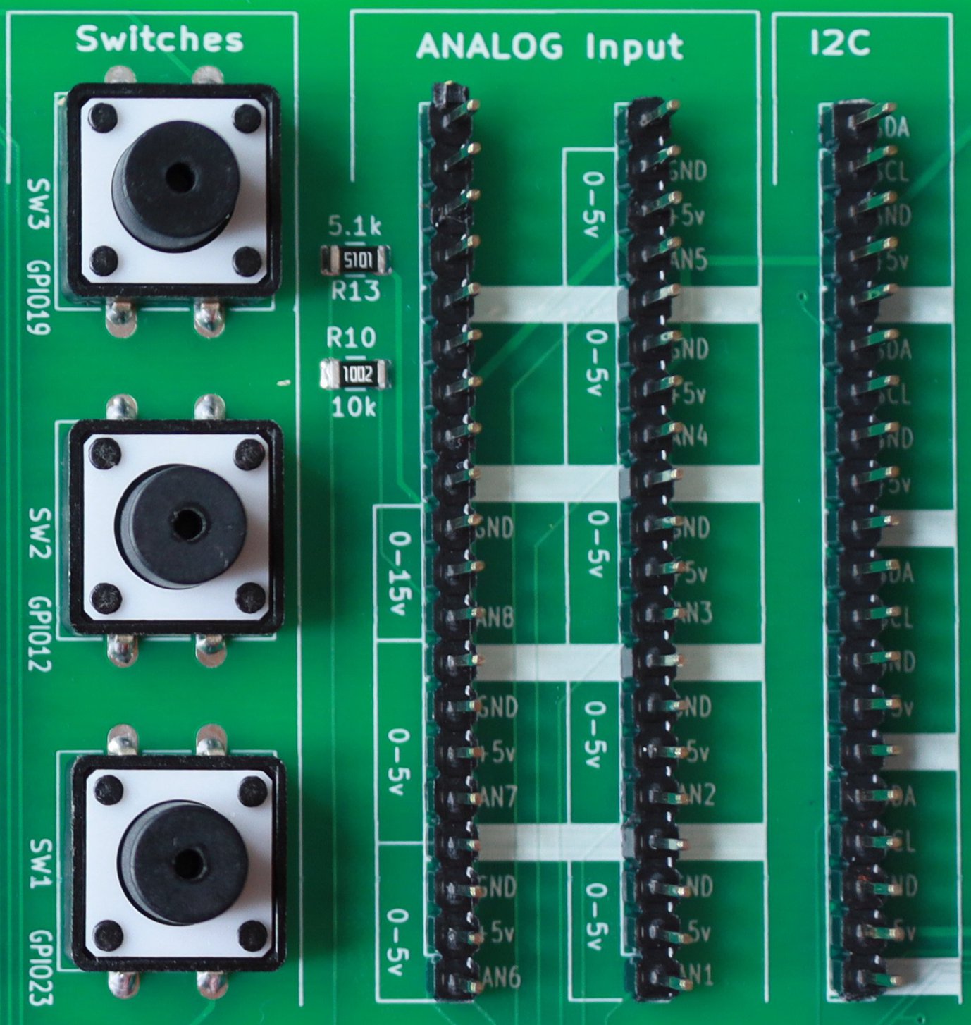 Board Connectors Analog + I2C
