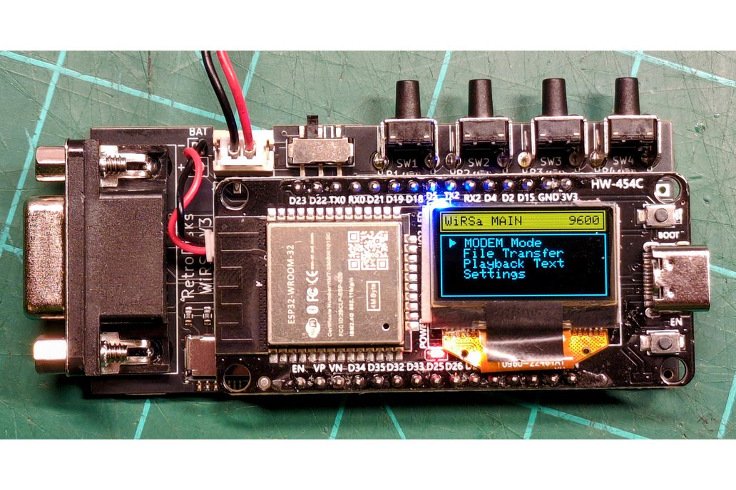 WiRSa v3 Wifi RS232 Serial Modem adapter with SD 1