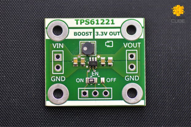 TPS61221 Low Input (from 0.7V) Boost 3.3V Breakout