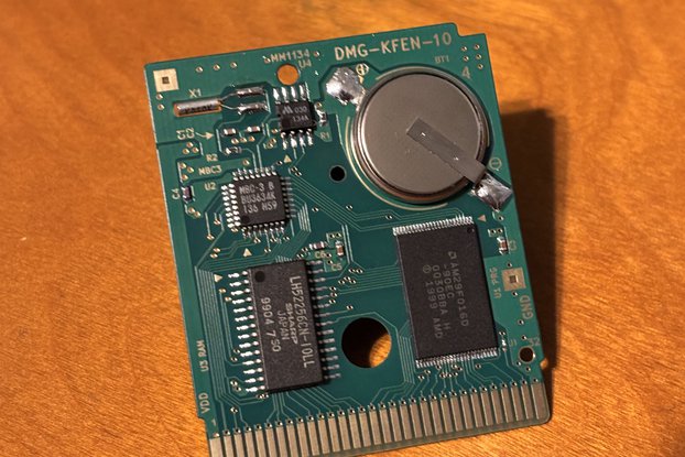 Gameboy MBC3 Flash Cart - 2MB Flash ROM - RTC