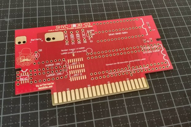 27C322 support SNES repro PCB build your own carts
