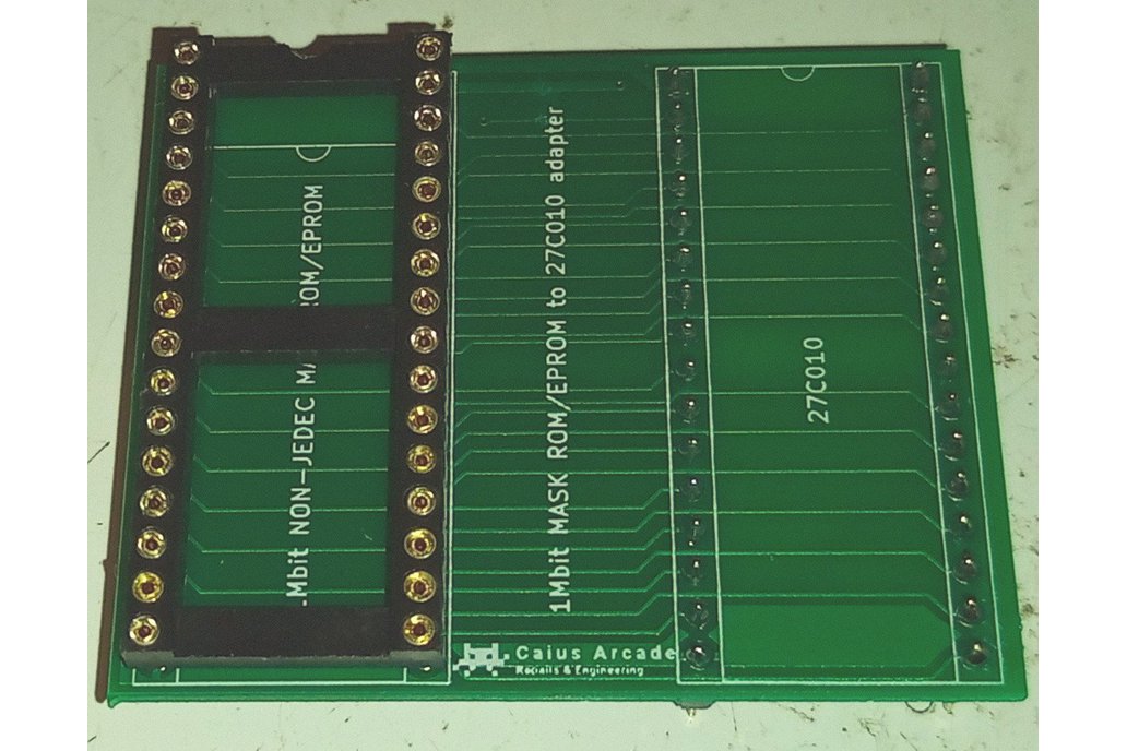 1Mbit MASK ROM/EPROM to 27C010 adapter 1