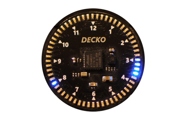 DECKO Circuit Face LED Watch - Assembled PCB Only
