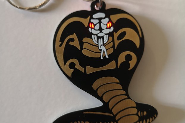 Fan Art: Cobra Kai Electronic Keychain