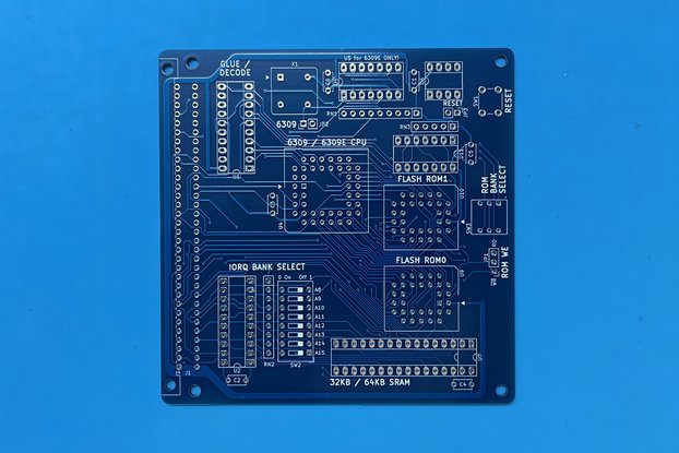 Minimalist Europe Card Bus - 6309 CPU PLCC Card