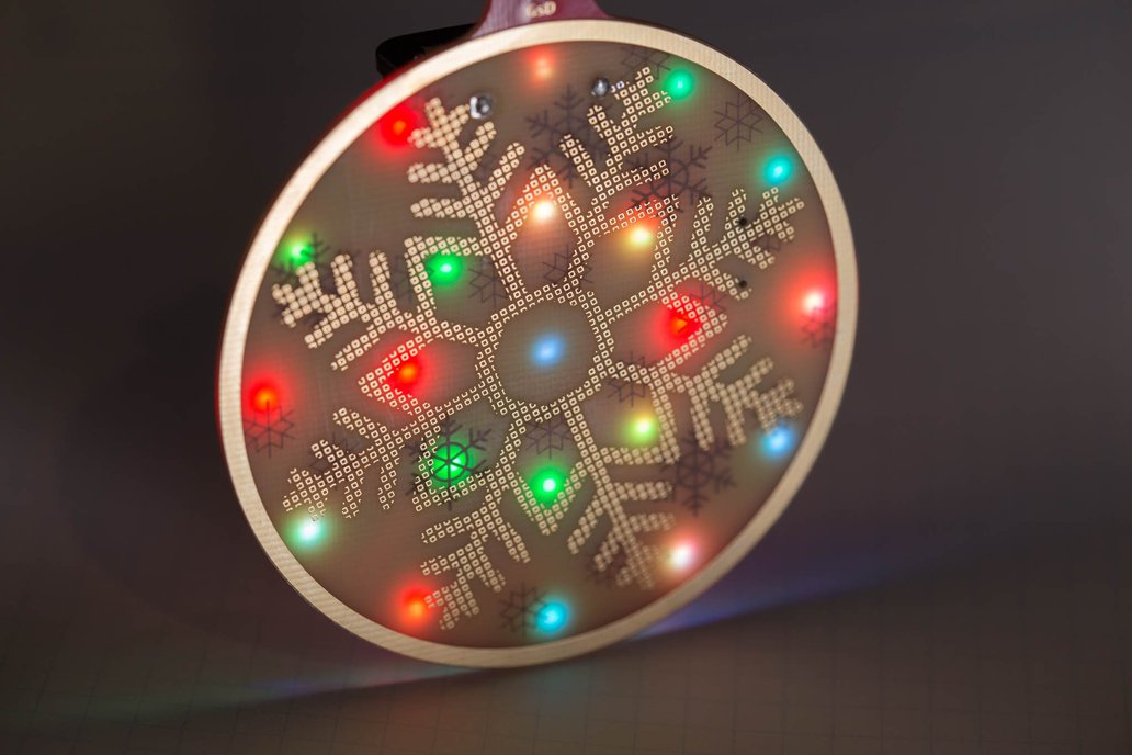 RGB LED Decorative PCB Ornament Kit 1