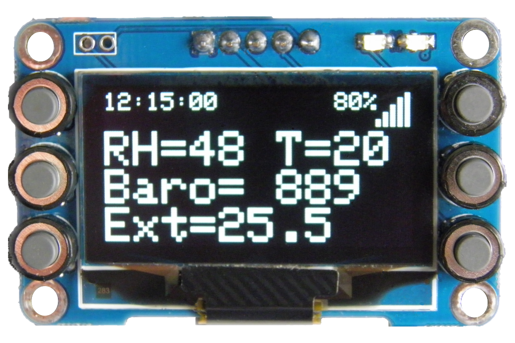  OLED display I2C white 128x64 1.3" SH1106 6 keys 1
