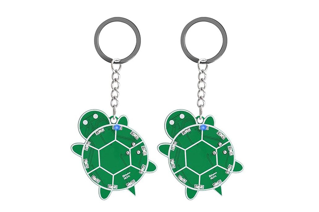 2pcs Turtle Keychain DIY Soldering Practice Kit 1