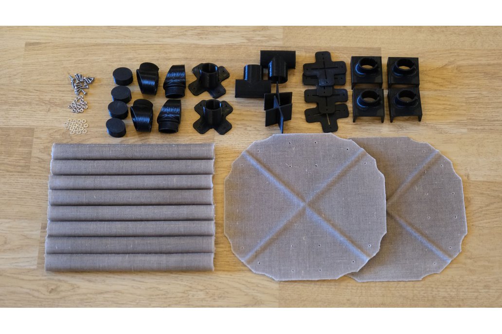 Bio-degradable Natural Fiber Composite Drone Frame 1