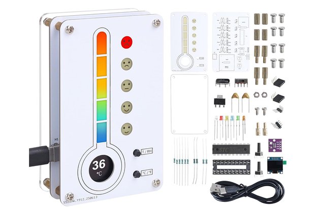 DIY Thermo-Hygrometer Soldering Kit ℃/℉ Display