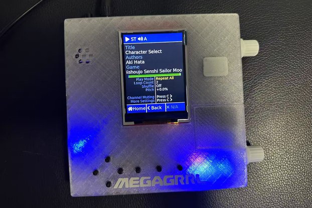 MegaGRRL Desktop - Hardware VGM Player