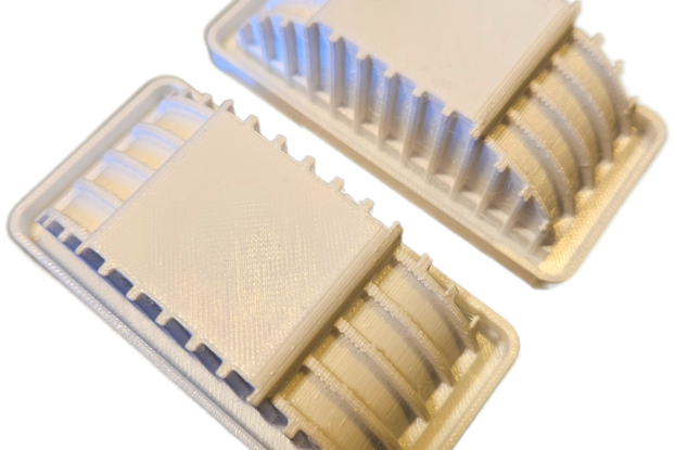 Pair of Grundig MA100 transformer shells