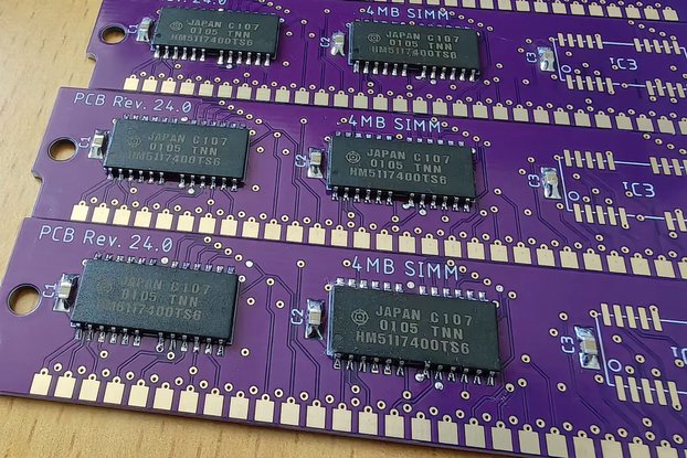 RetroRAM-30 4MBx4 Kit – 16MB 60ns 30-pin SIMM