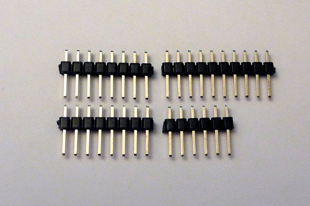Pin header, pre cut for Arduino R3 compatible shields