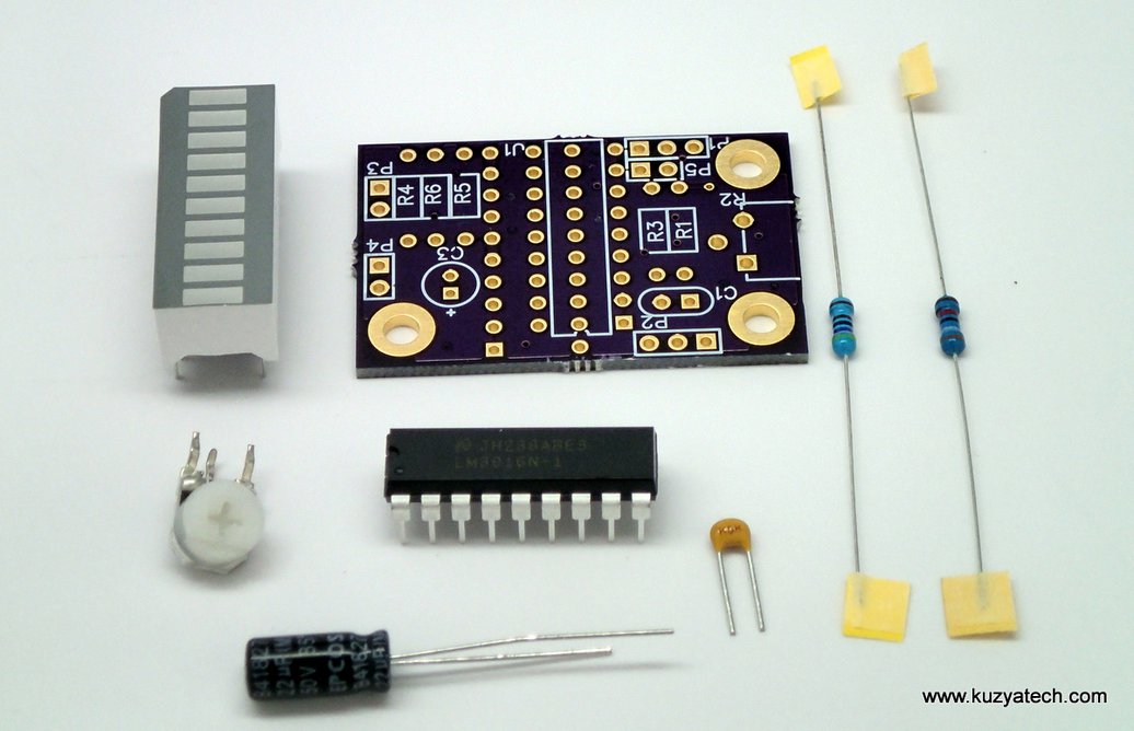 LM3916 LED bargraph/ VU meter - pick your color from Kuzyatech on Tindie
