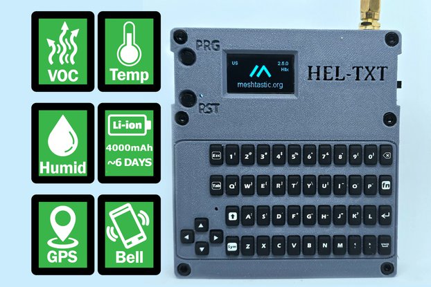 HelTXT - Standalone Meshtastic Communicator