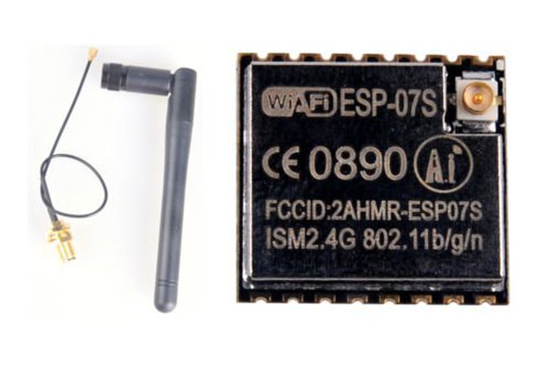 ESP8266 ESP-07 WiFi Module + SMA ANTENNA