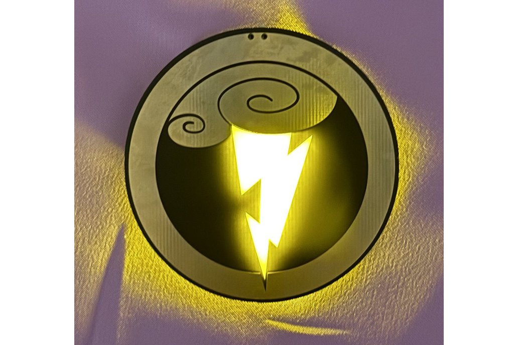 Light Up Disney Inspired Hercules Medallion Badge 1