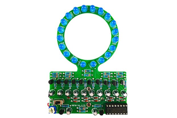 Gradient LED Water Flowing Lamp DIY Electronic Kit