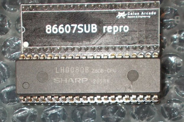 '86607SUB' replacement **Z80 CPU NOT INCLUDED!**