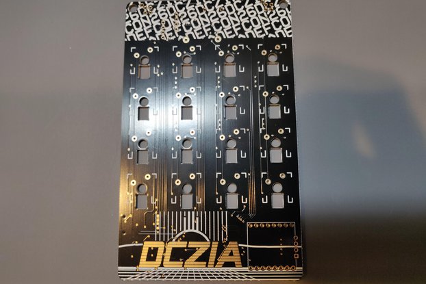 DCZia Mechanical Keyboard Badge Blank PCB