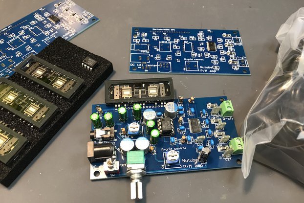 Nutube based 15Wx2 amplifier  KIT with Class-D amp