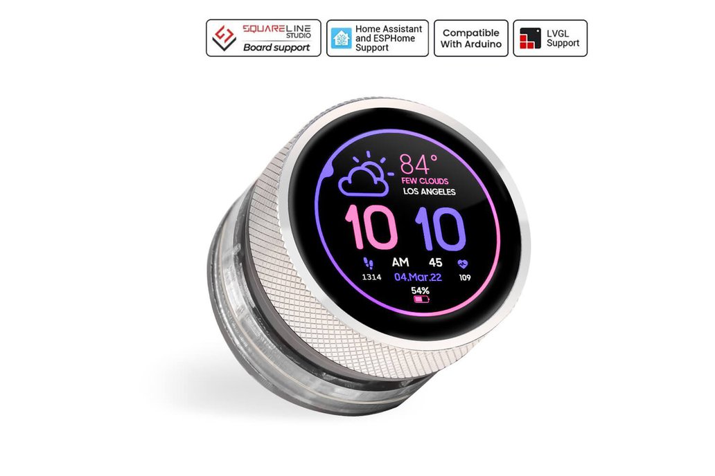 CrowPanel 1.28“-HMI ESP32 Rotary Knob Display 1