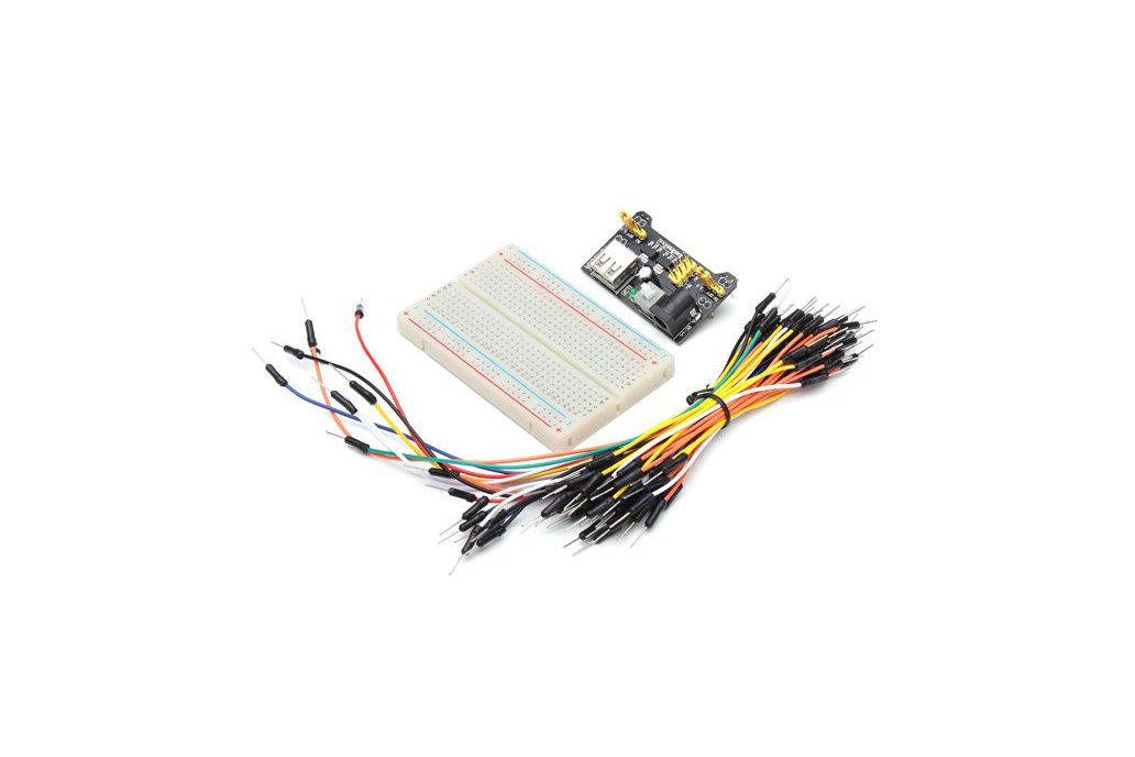 Power Supply, Jumper Cable, Breadboard Kit 1