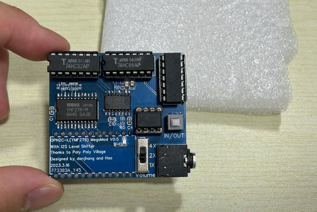 YMF276 MegaMod - OPN2 with external 16-bit DAC