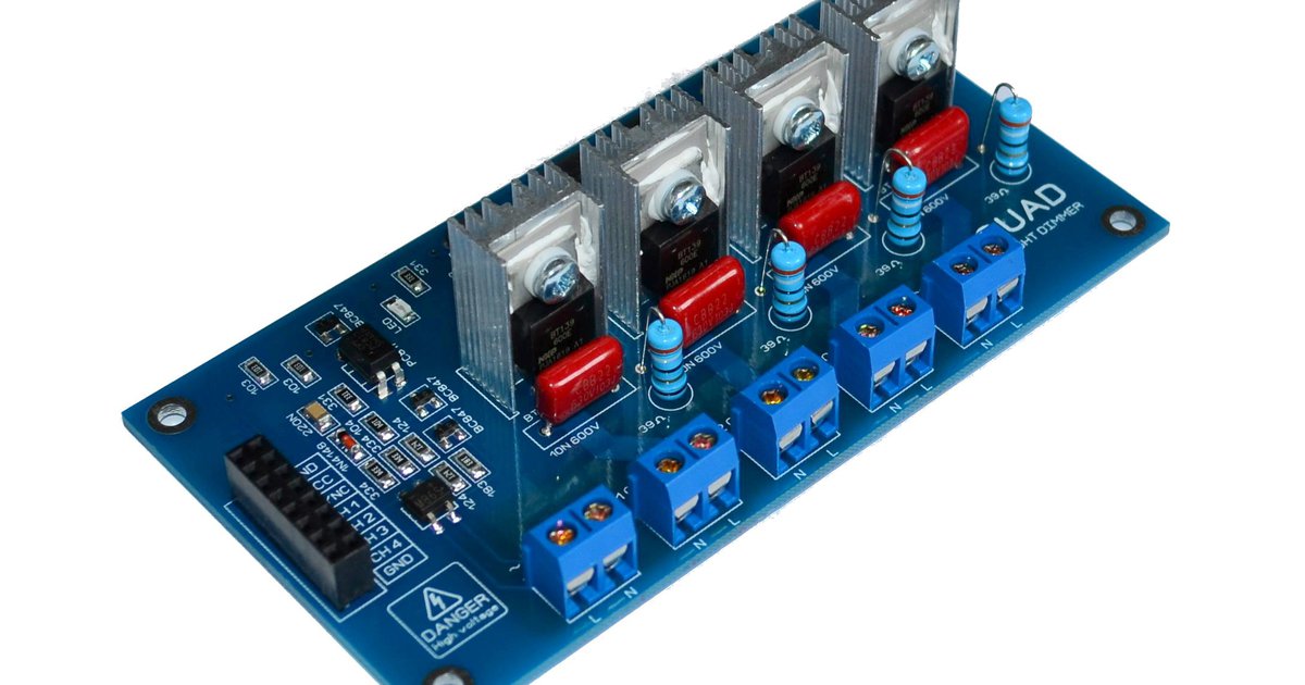 4CH AC LED Light Dimmer V2 Module Controller Board ARDUINO RASPBERRY Smart Home 