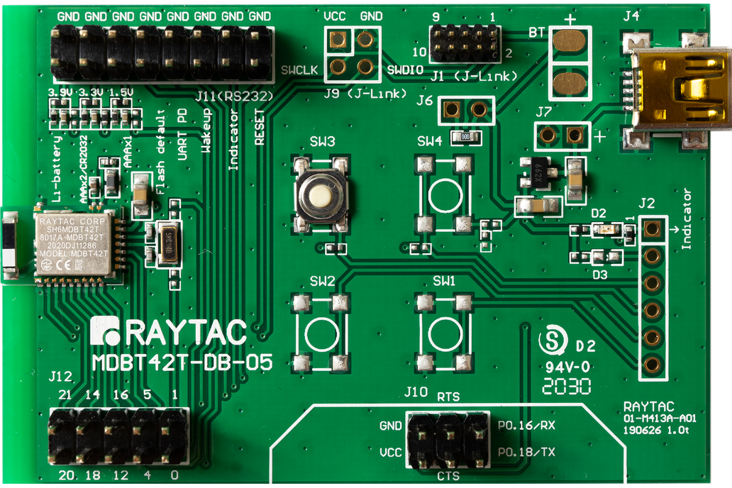 nRF52805 BT5.2 Module Demo Board Kit MDBT42T 1