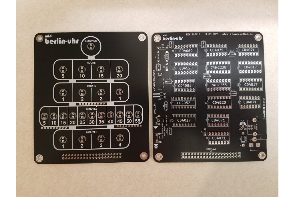 Mini Berlin-Uhr, DIY Project, PCB ONLY 1