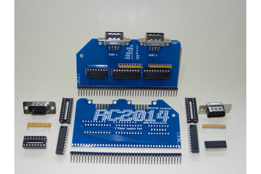 Twin Port Joystick Module For RC2014 Z80 Computer 1