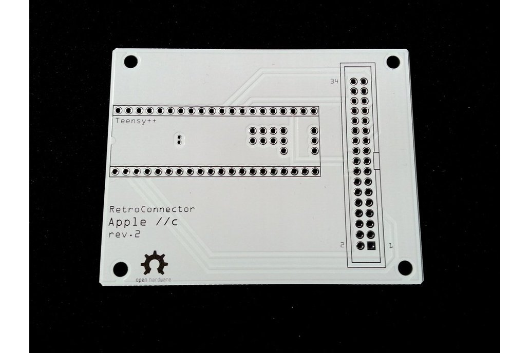 RetroConnector keyboard shield for Apple IIe - kit 1