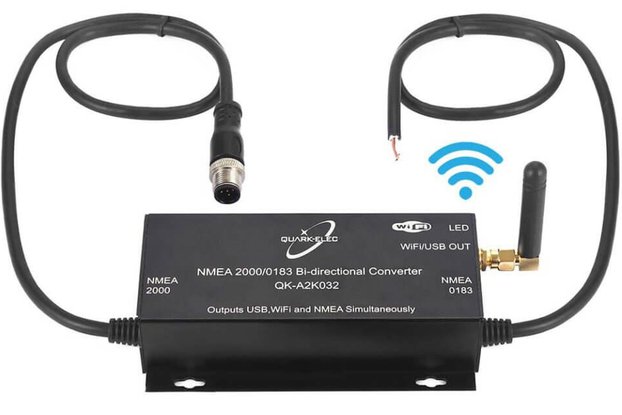 QK-A032-AIS– 2-way NMEA0183 to NMEA2000 + WiFi/USB