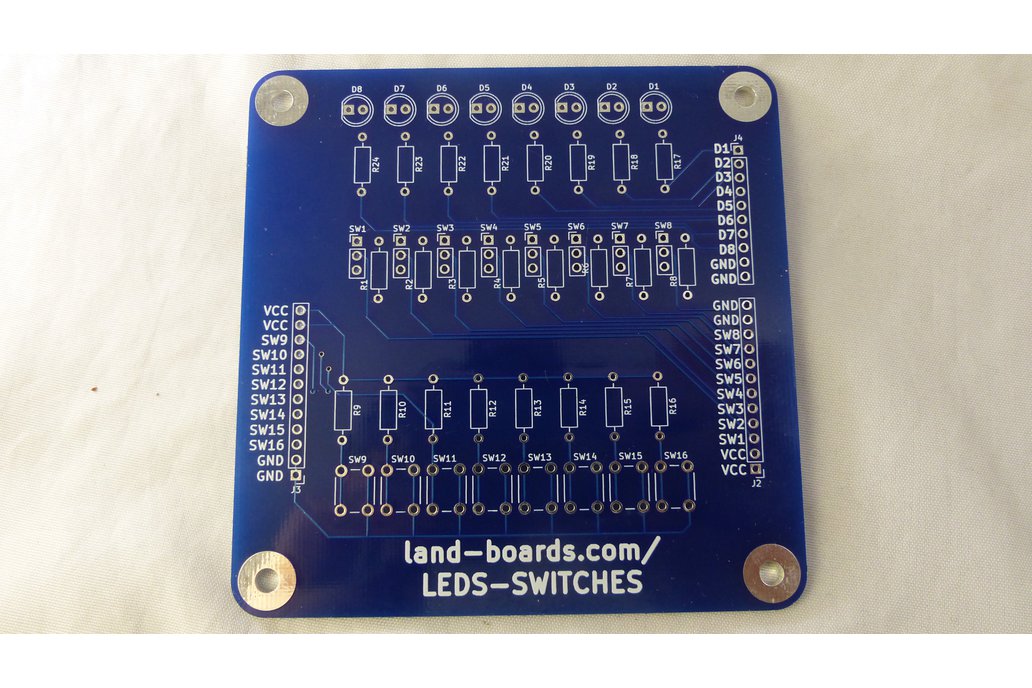 Switches and LEDs PCB Only 1