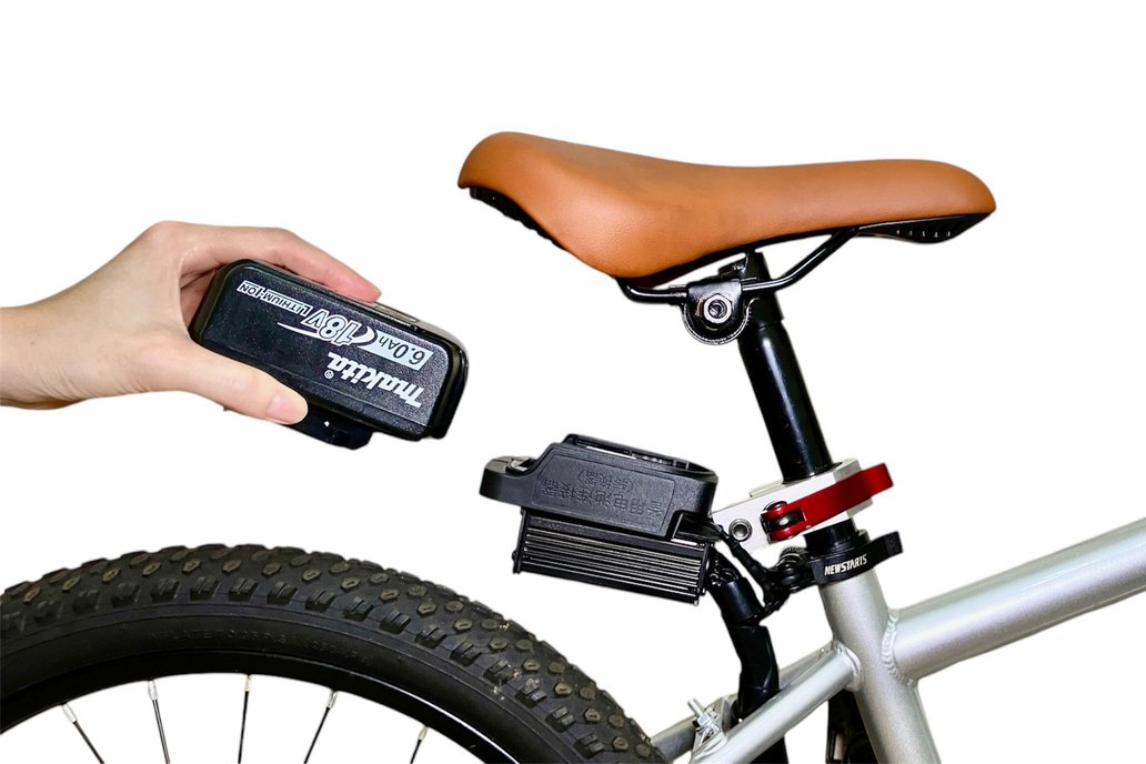 Makita 18V Powered e-Bike 26inch Front Wheel Kit from Makita 18V