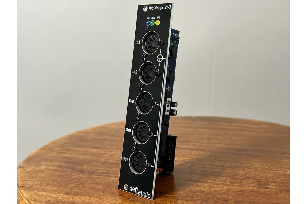 Eurorack MIDI Merger 2in -> 3out DIN5 midithru 1
