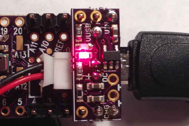LiPo battery charger add-on for Teensy 3.1