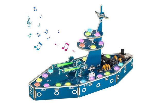 DIY Battleship Model Soldering Kit