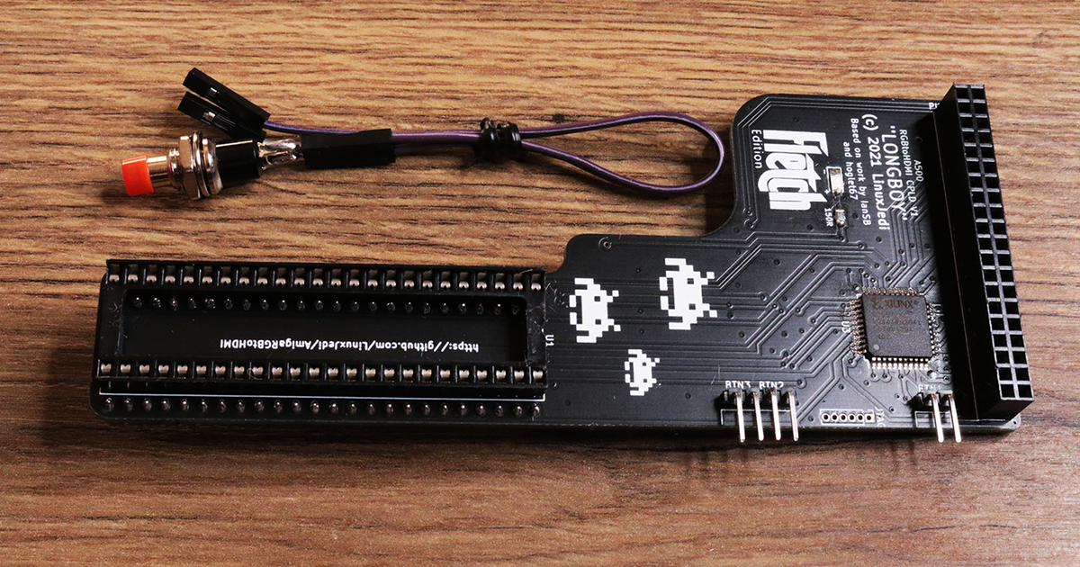 Extended AMIGA HDMI CPLD 500 for Raspberry Pi Zero from RetroFletch Tindie