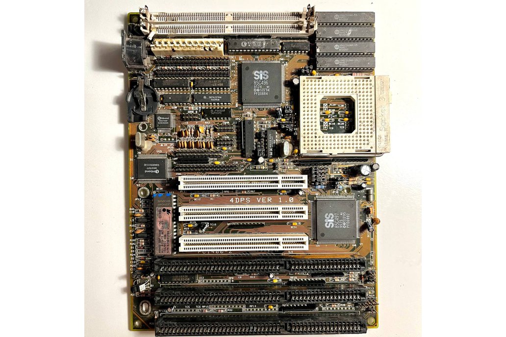 Vintage Socket 3 SET AT Motherboard Zida 4DPS / PC 1