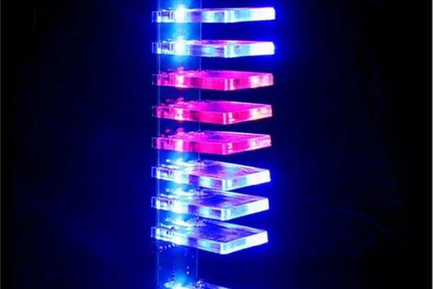 Electronic Column Light Cube LED Music