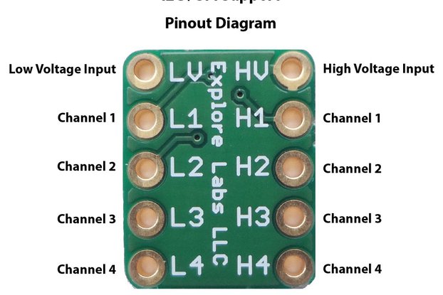 4-Channel Bi-Directional Logic Level Converter