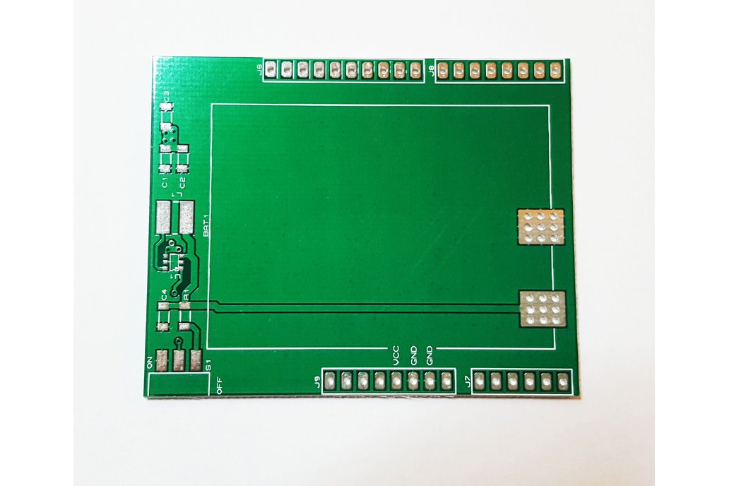 Battery Shield Bare Board for Arduino Uno with BOM 1