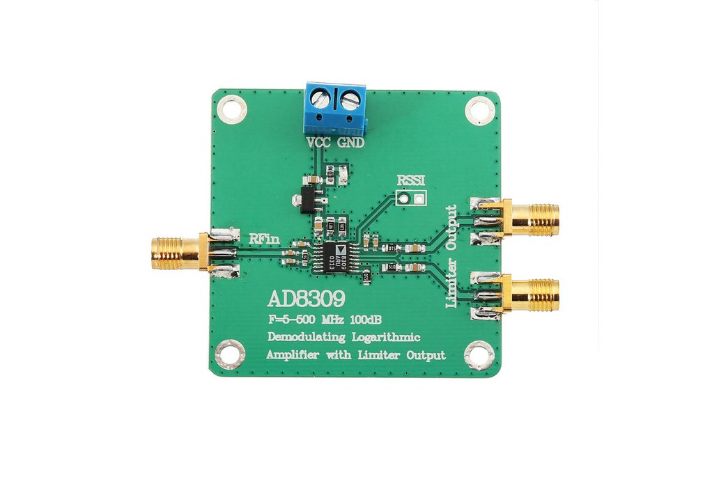 AD8309 5-500MHz 100dB Detector Logarithmic Amplifier Power Meter 