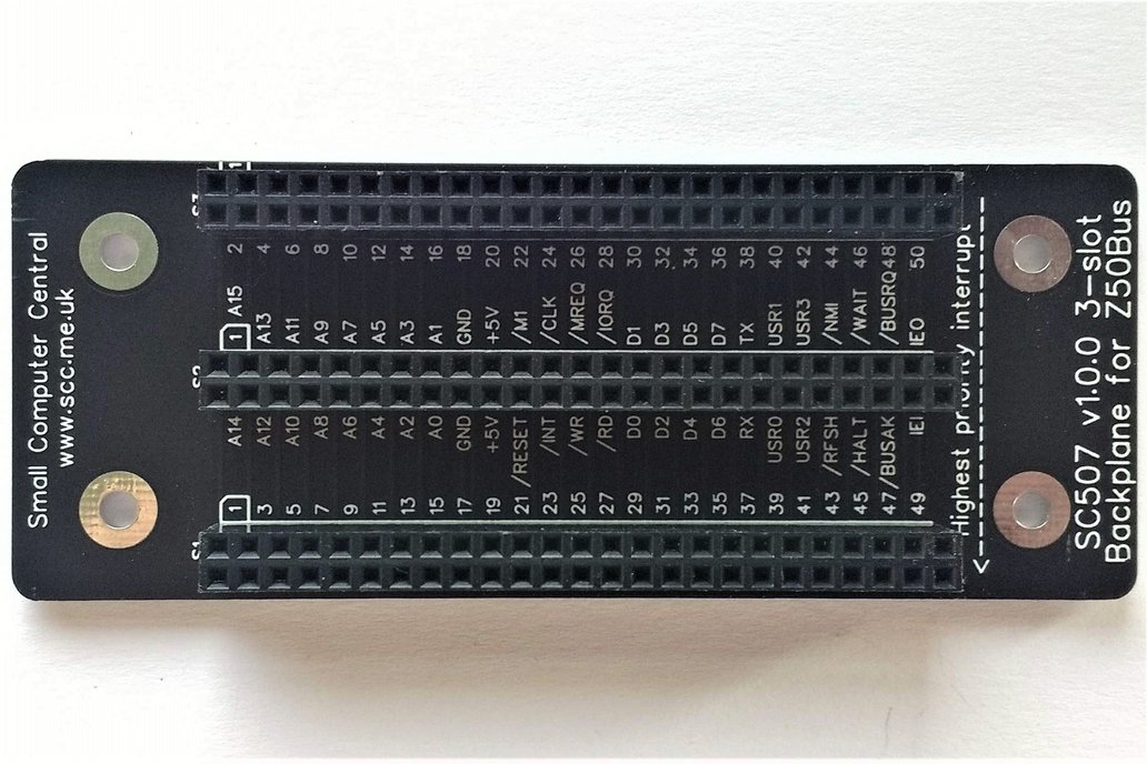 SC507 3-slot Backplane Kit for Z50Bus 1