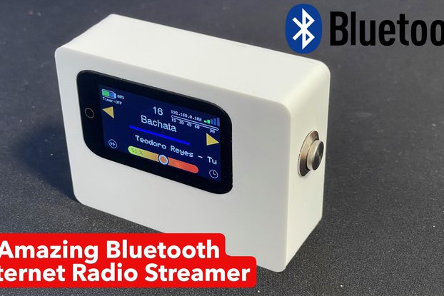 Compact Bluetooth Internet Radio Streamer