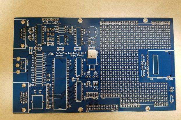 ParPortProp Board for Zeta SBC V2, PCB
